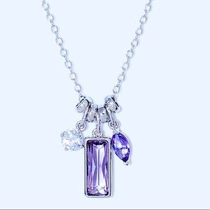 ✨Aquarius February Bday Gift!! Amethyst CZ Silver✨